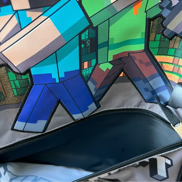 NWT Licensed Children's Backpack with Lunch Pack- Minecraft - Picture 5 of 12